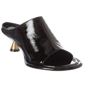 Brand New Khaite Watts Sandal Black Patent Leather Size 39